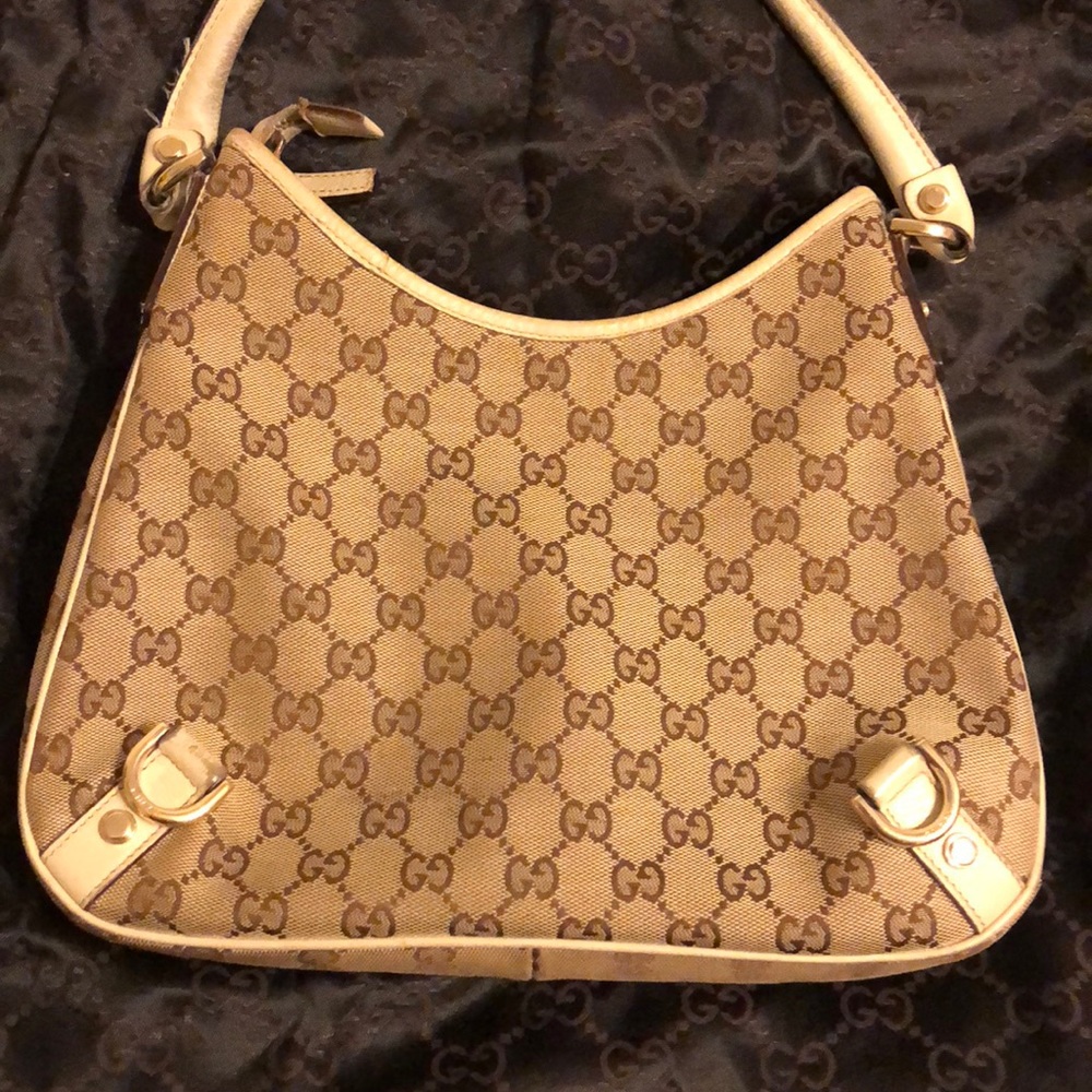 ❤️Gucci beige/cream Abbey D-Ring small hobo bag❤️ - Picture 4 of 8